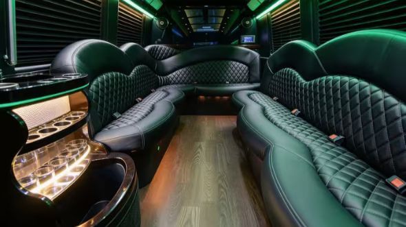 12 15 passenger sprinter limo interior