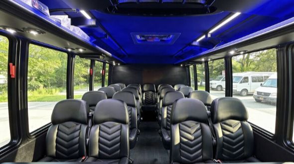 15 passenger minibus inside