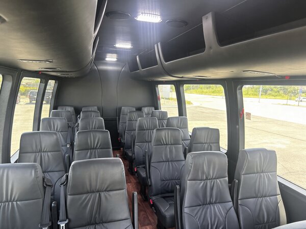 18 passenger minibus interior