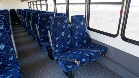 28 passenger minibus inside