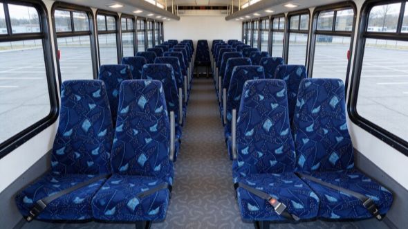28 passenger minibus interior
