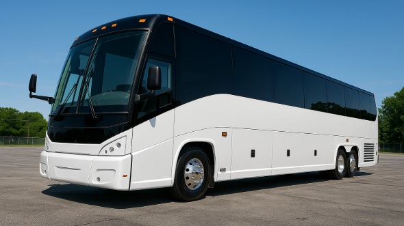 Exterior of Charter Bus Company Allentown's 40 Passenger Charter Bus in Allentown