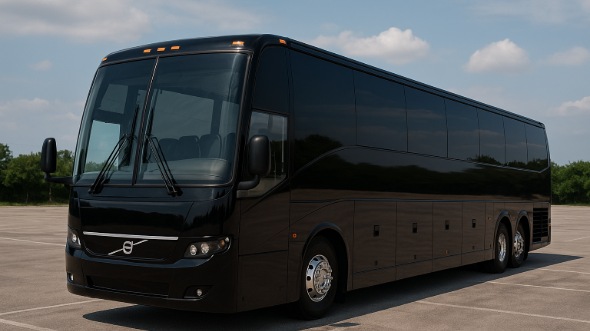 Exterior of Charter Bus Company Allentown's 51 Passenger Charter Bus in Allentown