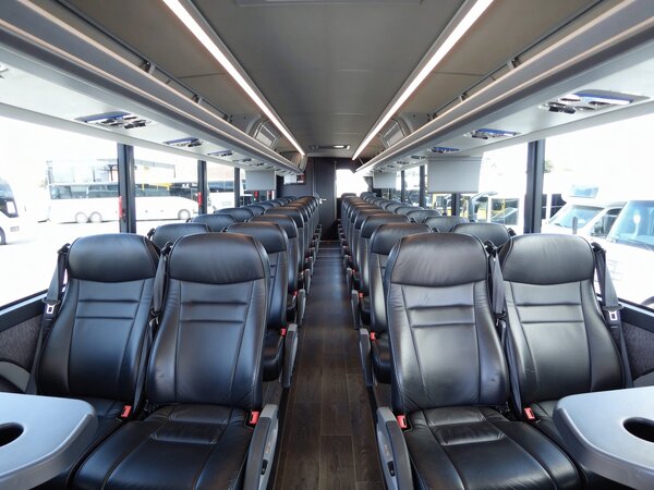 54 passenger charter bus interior